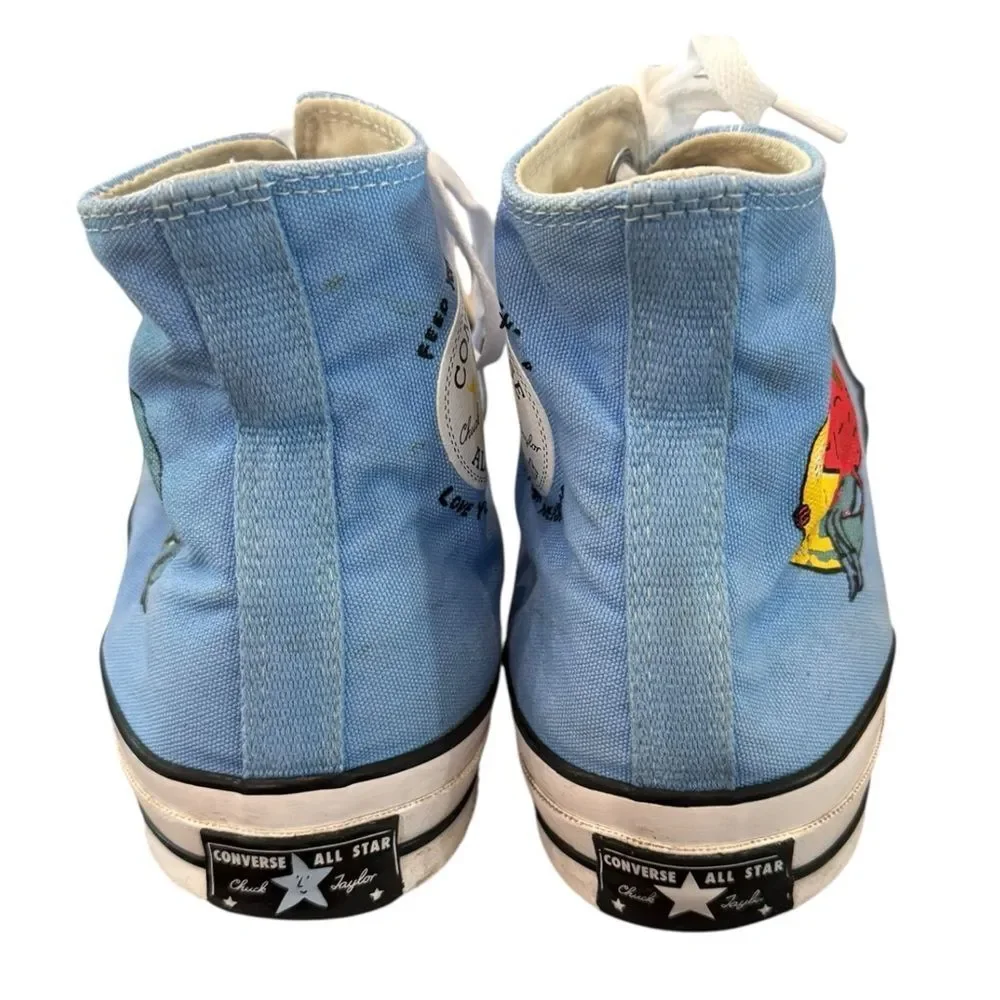 Converse x Sky High Farm Workwear Chuck 70 Blue Sneakers 13 - Picture 5 of 9